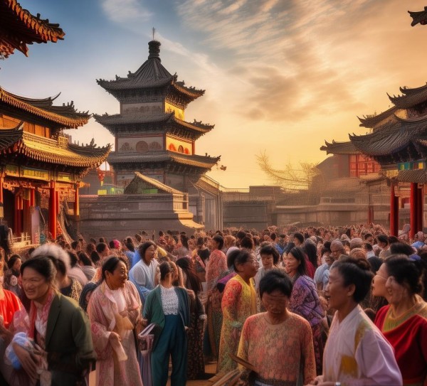 文明之光，陕西省宣传广告中的文化光华