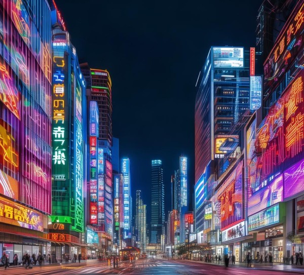 长沙广告灯光设计规划,城市品牌绽放的视觉盛宴