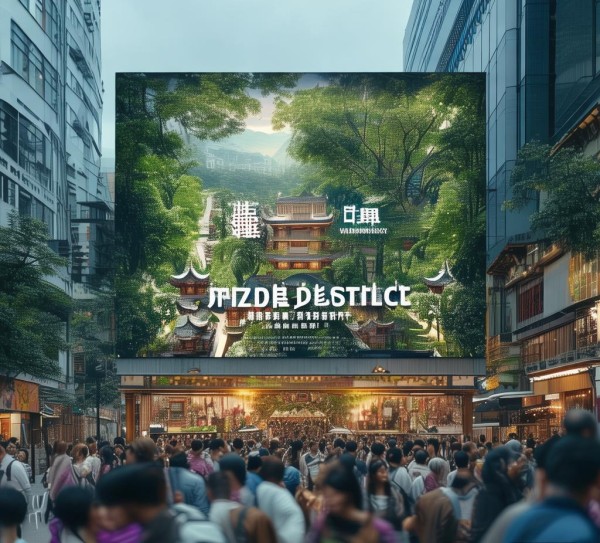 温江区宣传广告案例图，助力城市文化品牌建设