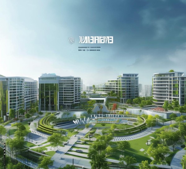 社区广告规划图,未来社区的视觉规划方案