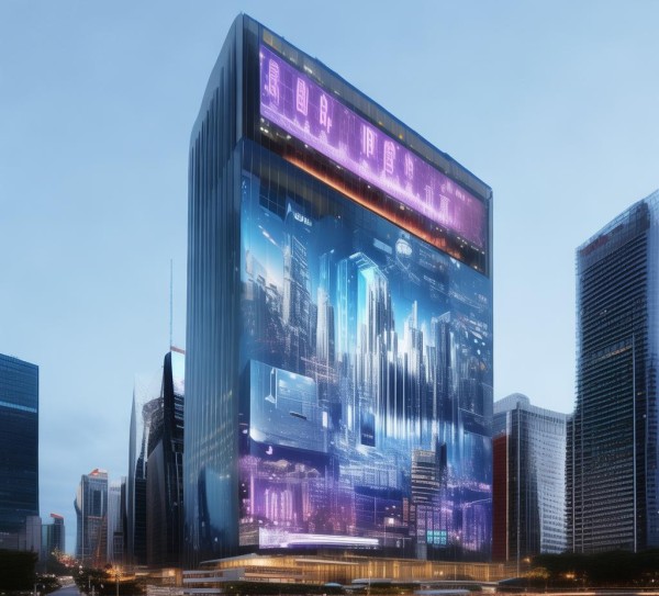 题，杨浦区多功能广告设计规划，助力城市CBD的 functionality