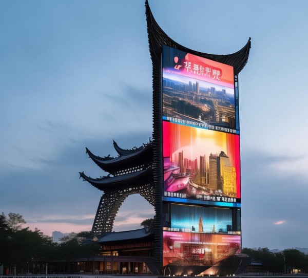 邵阳地标广告牌，文化与科技的完美融合广告牌