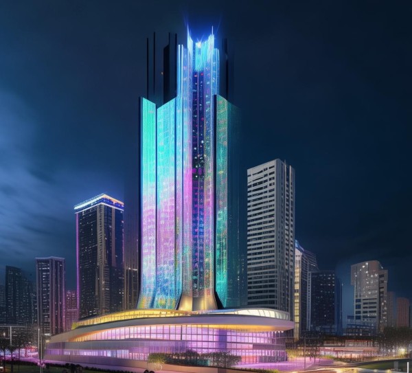 户外广告设施规划图,城市视觉奇迹的构建者