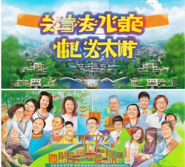 新村规划广告,助力新村建设,传递美好信息