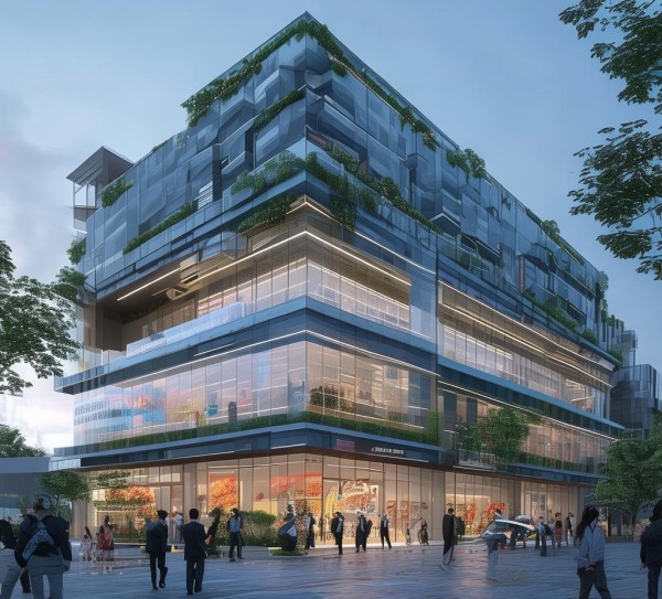 辽宁广告产业园,modern design for a thriving business environment