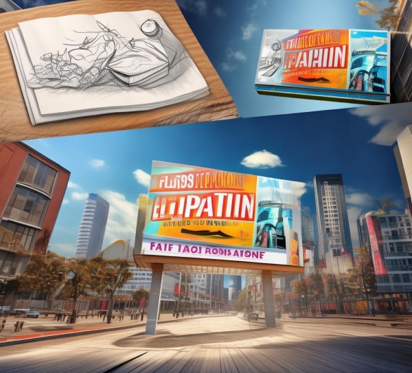 案例宣传广告草图,从创意到落地的启示