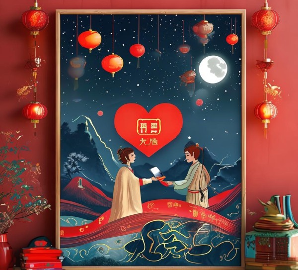 七夕广告宣传短文案例，传递传统文化，弘扬节日氛围