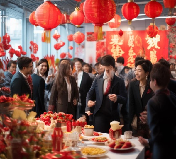 年味渐浓,广告公司开启元旦联欢会