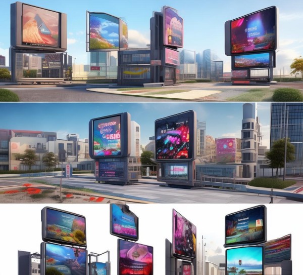 广告牌市场规划设计图集，构建品牌传播网络。