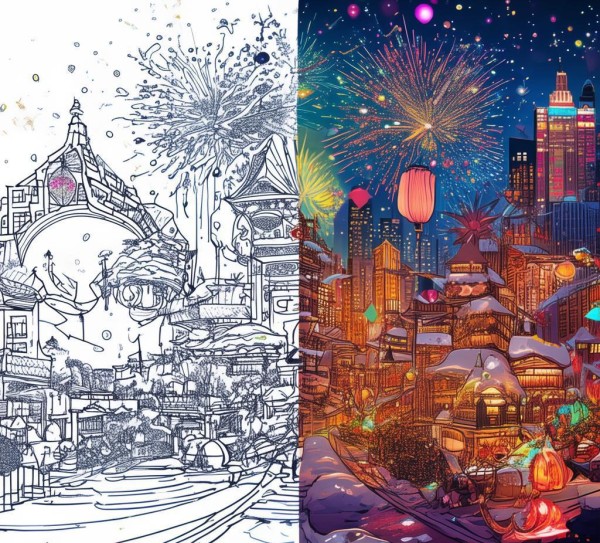 新年广告设计,从规划图到视觉呈现