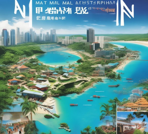 海南全岛规划图广告，视觉与经济机会的多重魅力