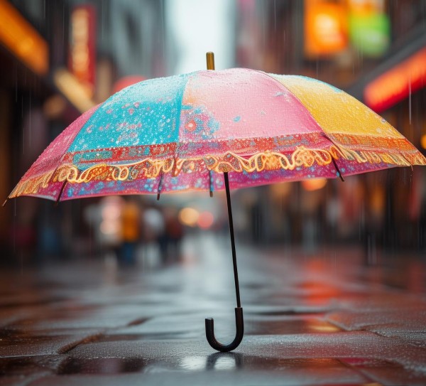 雨伞广告,传递温暖的视觉语言