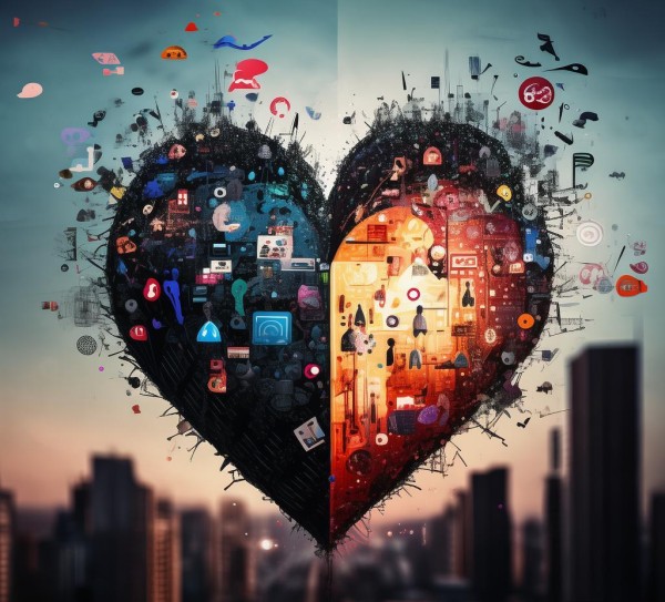 社交媒体广告无法真正触达用户的真实 hearts，原因在于信息过载和快节奏的影响。