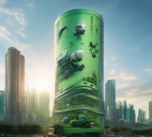 甘肃广告牌，未来交通的绿色未来