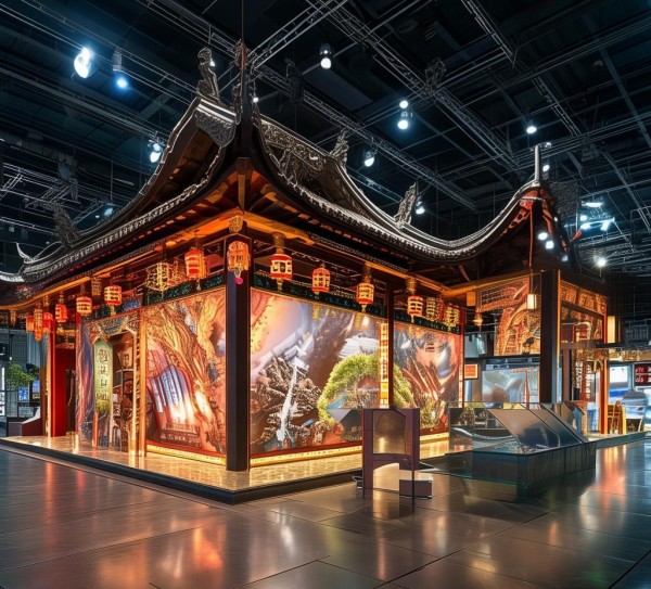 四川广告展台，传统与现代的完美融合艺术