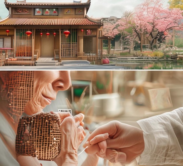 中医广告设计，visually communicate health and well-being