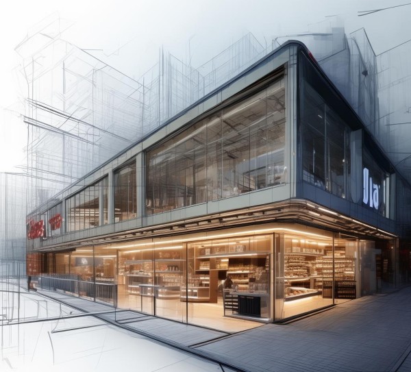 加告店的规划与设计图，从概念到实践