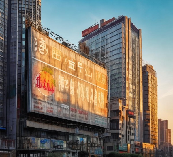 广告背后的见证者,永城市的见证者
