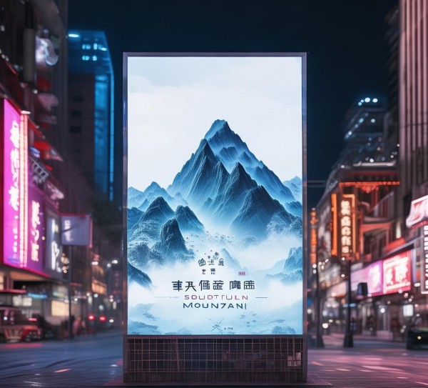 灵山广告,文化与商业的完美结合
