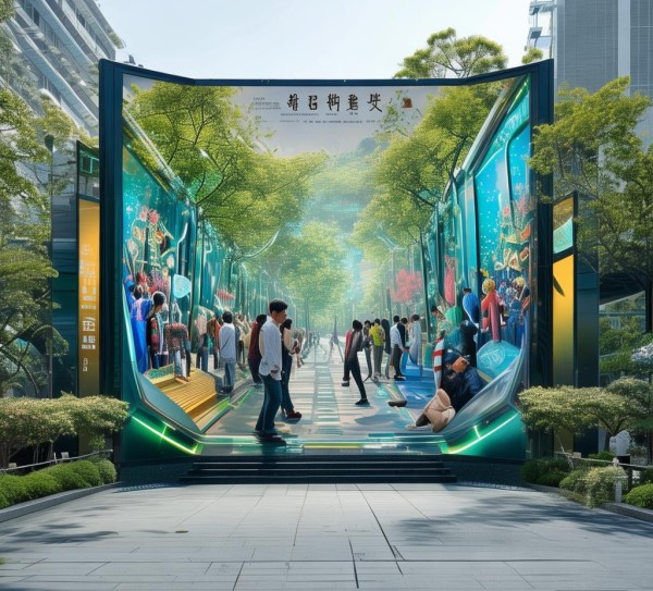 扬州校园，科技与艺术的完美结合—扬州校园宣传栏广告公司
