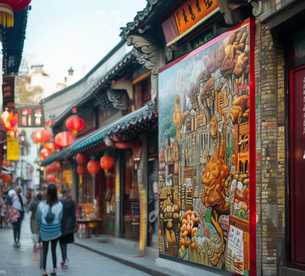 莱芜户外广告与文化传承的融合之旅,莱芜的创新与传承