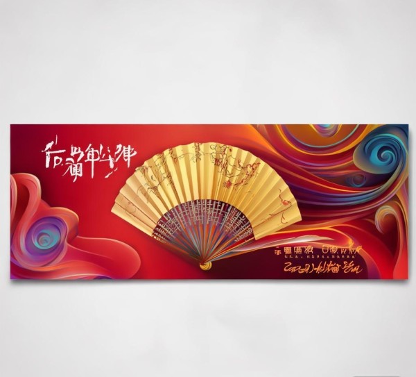 扇子广告设计，如何规划出吸引人的视觉效果