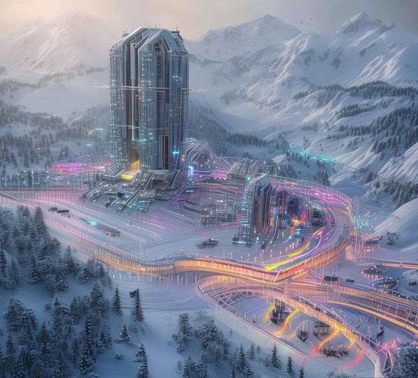 滑雪场，立体的未来