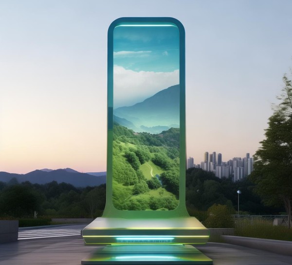 景区广告牌设计，自然与城市相融合的美学奇观