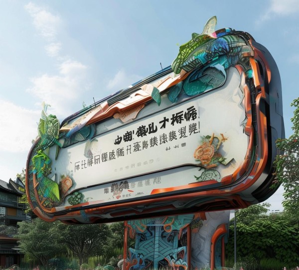 江庄广告牌设计的艺术之美