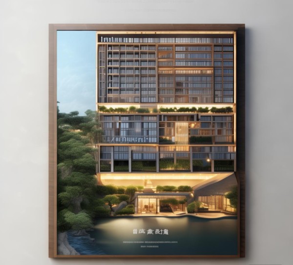 丽水酒店视觉与功能融合艺术广告设计图