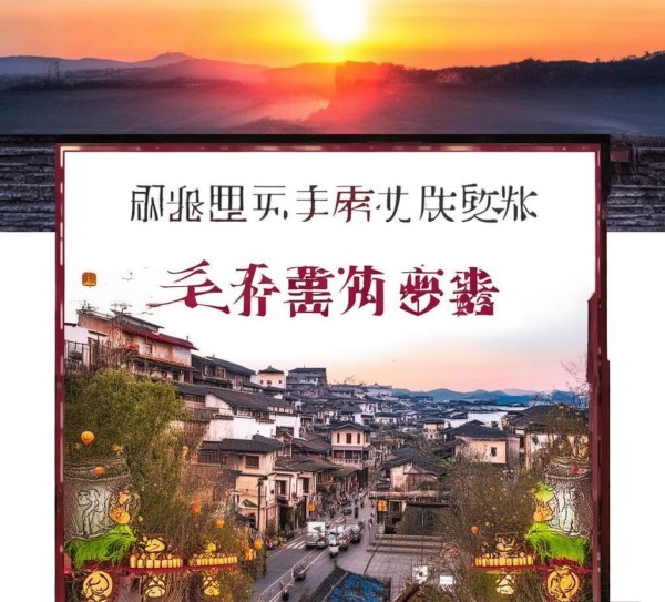 传承文明 深化发展，乡镇规划设计广告标语