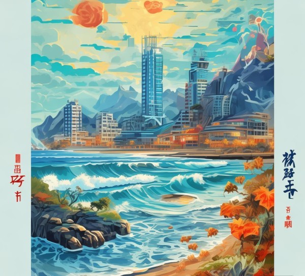 洞头广告设计案例,洞头风情与现代感的完美融合