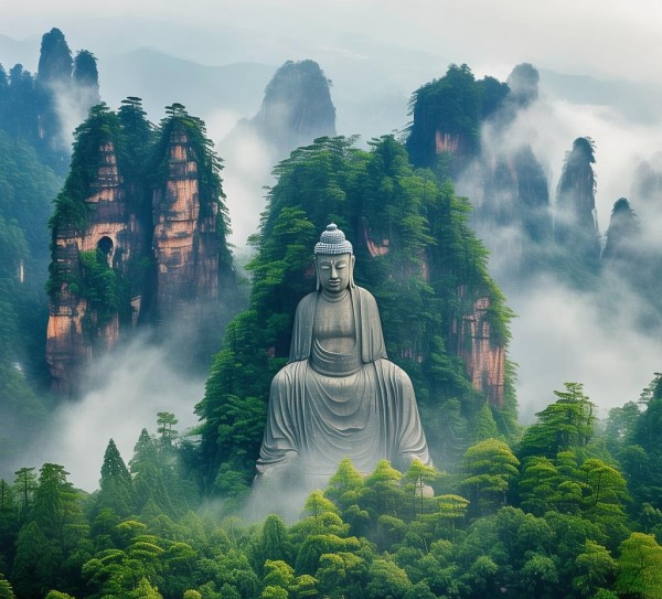 张家大佛·张家界旅游宣传广告案例解析