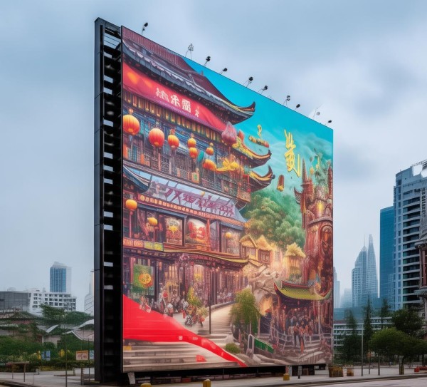 湖北特色旅游，广告牌与文化的碰撞