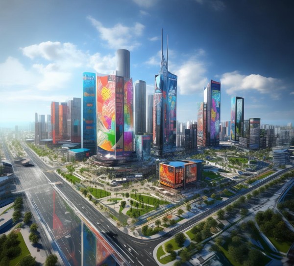深圳广告设计规划图,展示城市新图景的未来方向