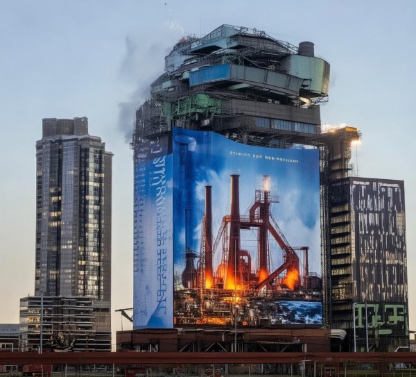 钢城广告， city’s resilience and wisdom