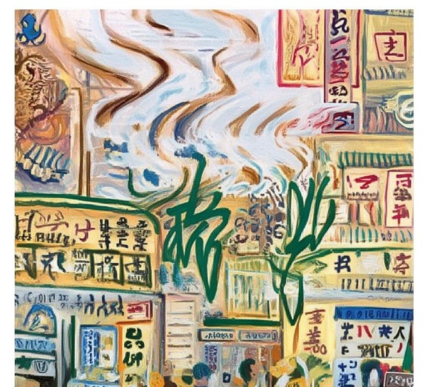 茶香满城迎 guests，画笔写就茶厂广告