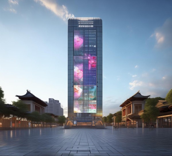 陕西广场落地广告牌规划,一座城市文明的见证者