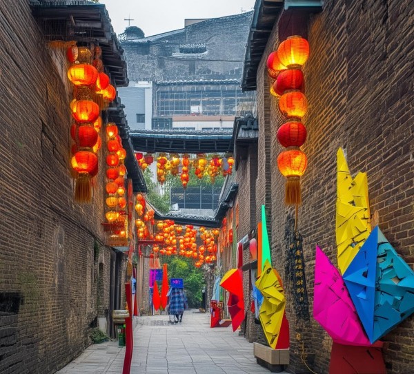 大胡同，艺术与现代