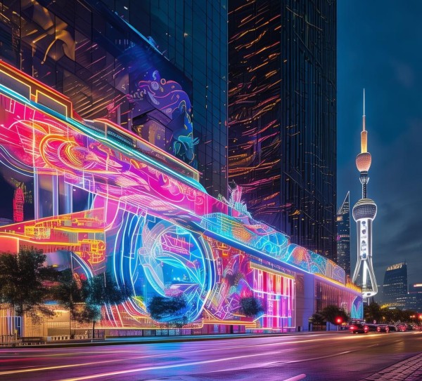 中国广告灯光设计人才在上海的创新与成就
