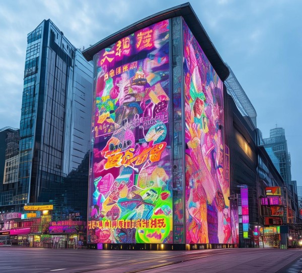 北京市户外广告，视觉盛宴，结合自然与活力