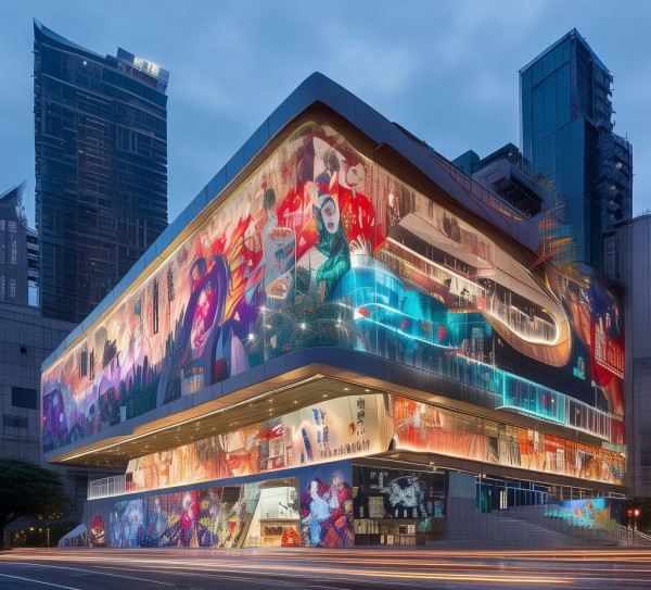 广告展示规划馆，城市文化与视觉盛宴的完美结合