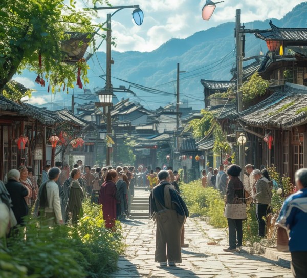 乡村振兴下的设计广告,文化与科技的对话