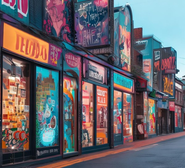 沿街店铺广告牌设计规划，助力商业发展