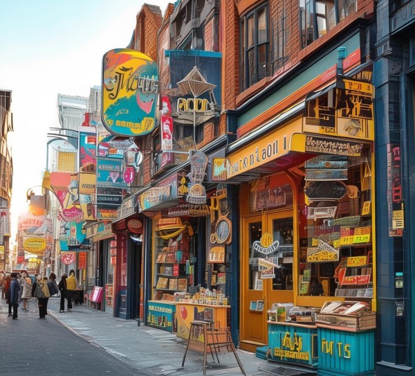 市场广告店的整治规划