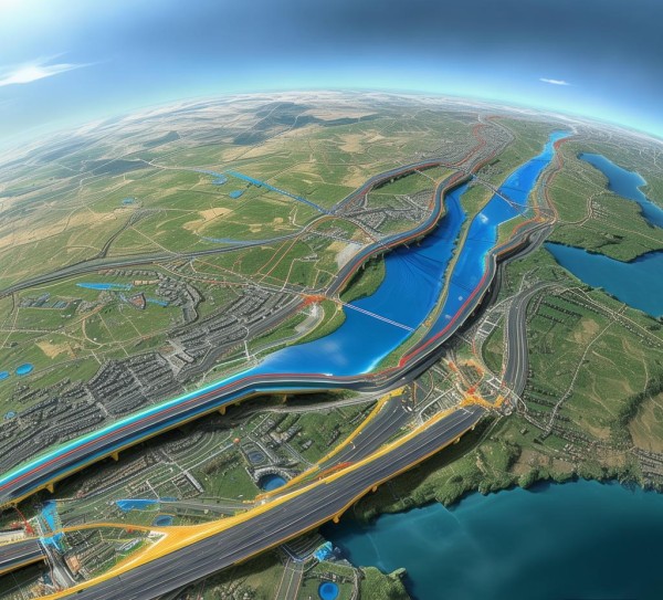 黄河改道规划图，Largest Road Expansion in China’s Long Road Network