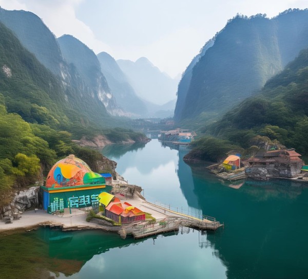 山水与户外广告，湖北的自然之美与精神力量
