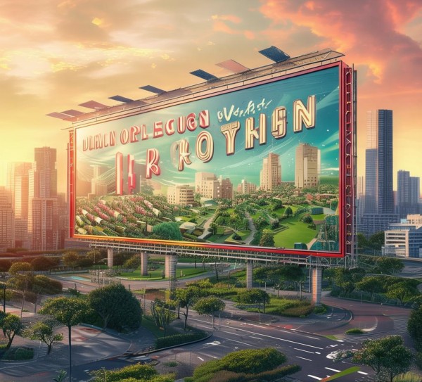 经典广告牌，土地规划中的视觉奇迹