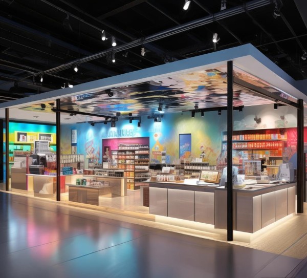 广告店空间设计规划图——打造视觉盛宴，提升客户体验与品牌建设