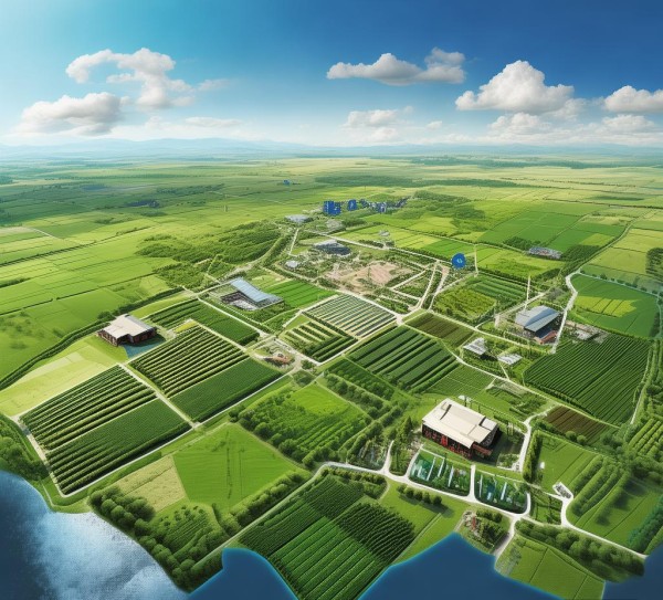 农场基地的广告规划图,视觉吸引力与市场潜力